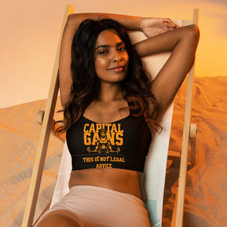 Capital Gains Longline sports bra - *This is not legal advice