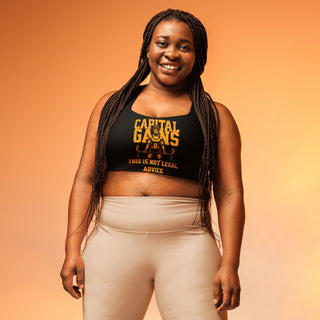Capital Gains Longline sports bra - *This is not legal advice
