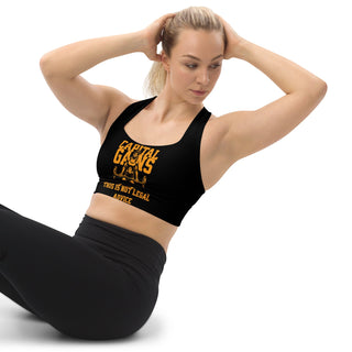 Capital Gains Longline sports bra - *This is not legal advice