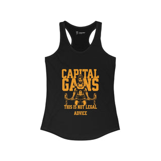Capital Gains Women's Ideal Racerback Tank - *This is not legal advice