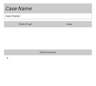 Case Brief Digital Download - *This is not legal advice