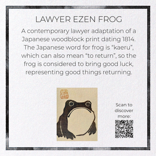 LAWYER EZEN FROG: Greeting Card