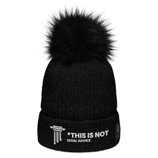 This is not legal advice Columbia pom-pom beanie