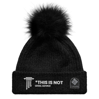 This is not legal advice Columbia pom-pom beanie