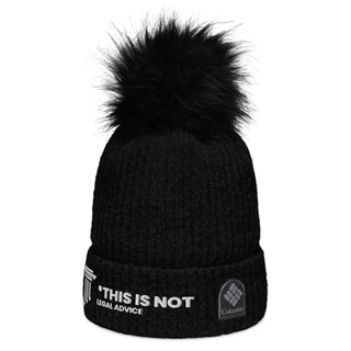 This is not legal advice Columbia pom-pom beanie