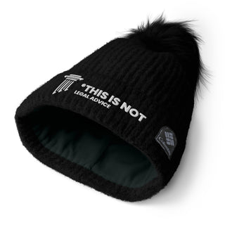 This is not legal advice Columbia pom-pom beanie