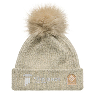 This is not legal advice Columbia pom-pom beanie