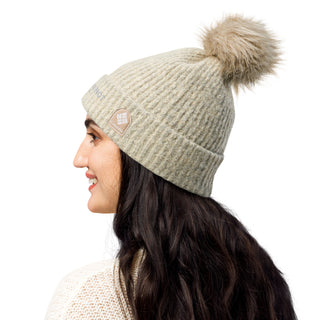 This is not legal advice Columbia pom-pom beanie