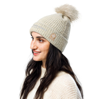 This is not legal advice Columbia pom-pom beanie