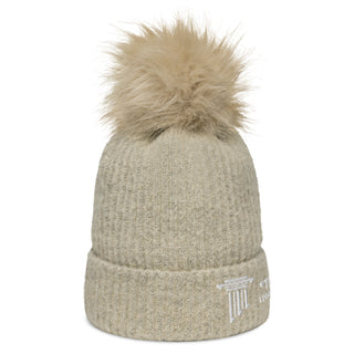 This is not legal advice Columbia pom-pom beanie