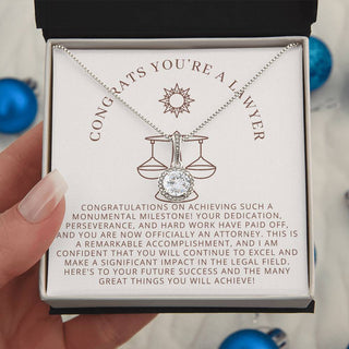 Congrats You're a Lawyer Eternal Hope Necklace - *This is not legal advice