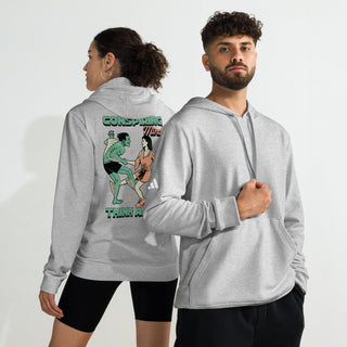 Conspiring Minds Think Alike adidas fleece hoodie - *This is not legal advice