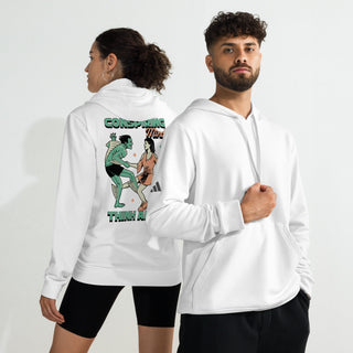 Conspiring Minds Think Alike adidas fleece hoodie - *This is not legal advice