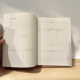 Conspiring Minds Think Alike Case Brief Notebook - *This is not legal advice