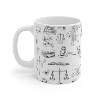 Courtroom Botanica Mug - *This is not legal advice