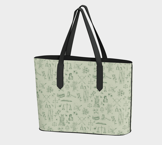 Courtroom Botanica Vegan Leather Tote - *This is not legal advice