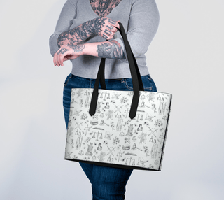 Courtroom Botanica Vegan Leather Tote - *This is not legal advice
