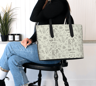 Courtroom Botanica Vegan Leather Tote - *This is not legal advice