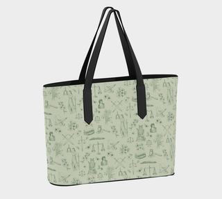 Courtroom Botanica Vegan Leather Tote - *This is not legal advice