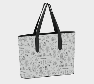 Courtroom Botanica Vegan Leather Tote - *This is not legal advice