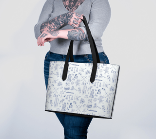 Courtroom Botanica Vegan Leather Tote - *This is not legal advice