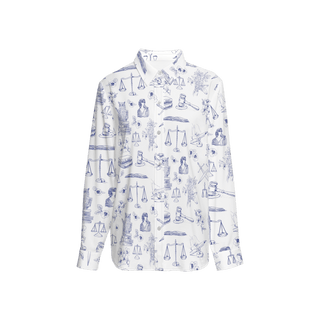 Courtroom Botanica Women's Classic Long Sleeve Button - Up Shirt - *This is not legal advice