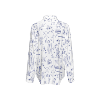 Courtroom Botanica Women's Classic Long Sleeve Button - Up Shirt - *This is not legal advice