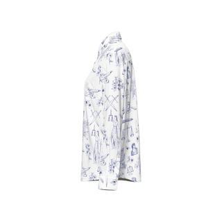 Courtroom Botanica Women's Classic Long Sleeve Button - Up Shirt - *This is not legal advice