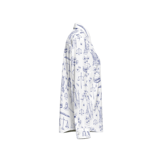 Courtroom Botanica Women's Classic Long Sleeve Button - Up Shirt - *This is not legal advice