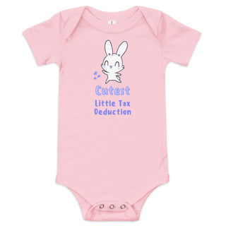 Cutest Little Tac Deduction Baby short sleeve one piece - *This is not legal advice