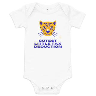 Cutest Little Tax Deduction Baby short sleeve one piece - *This is not legal advice