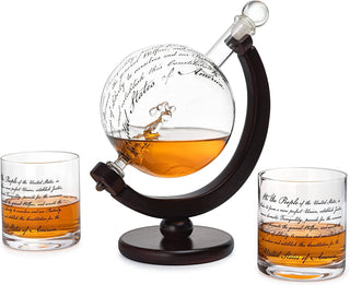 Attorney Whiskey Decanter Set - 850ml with 2 Glasses