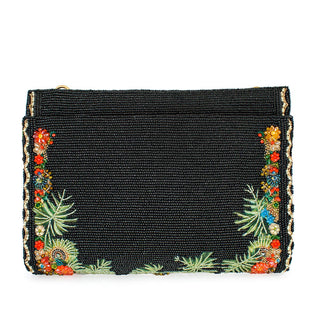 Environmental Law Embroided and Beaded Crossbody Handbag