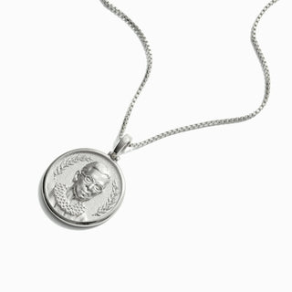 Mini Ruth Bader Ginsburg Necklace: 16"-18"