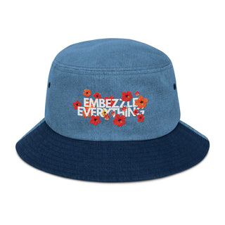 Embezzle Everything Denim bucket hat