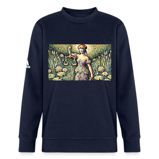 Dotted Justice Adidas Unisex Fleece Crewneck Sweatshirt - *This is not legal advice