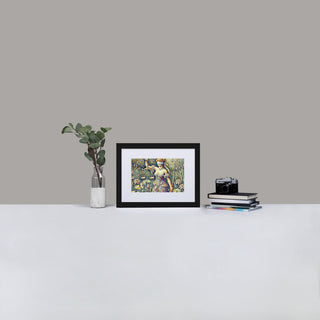 Dotted Justice Matte Paper Framed Poster With Mat - *This is not legal advice