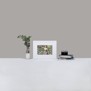 Dotted Justice Matte Paper Framed Poster With Mat - *This is not legal advice