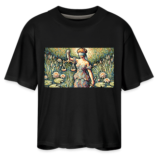 Dotted Justice Women's Boxy Tee - *This is not legal advice