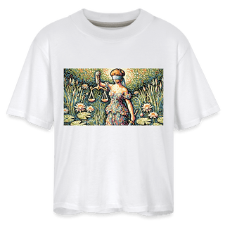 Dotted Justice Women's Boxy Tee - *This is not legal advice