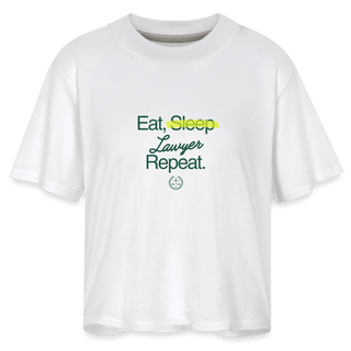 Eat Sleep Lawyer Repeat Women's Boxy Tee - *This is not legal advice