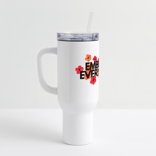 Embezzle Everything 40 oz Travel Tumbler - *This is not legal advice