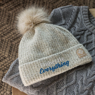 Embezzle Everything Columbia pom - pom beanie - *This is not legal advice