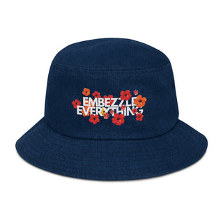 Embezzle Everything Denim bucket hat - *This is not legal advice