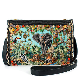 Environmental Law Embroided and Beaded Crossbody Handbag - *This is not legal advice