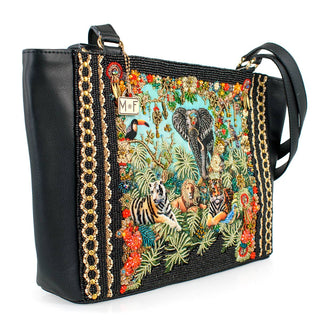 Environmental Law Embroidered and Beaded Tote Handbag - *This is not legal advice