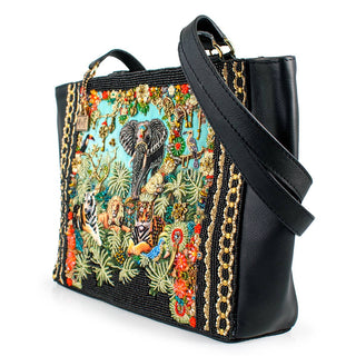 Environmental Law Embroidered and Beaded Tote Handbag - *This is not legal advice