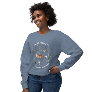 First Rule of Property Unisex Lightweight Crewneck Sweatshirt - *This is not legal advice