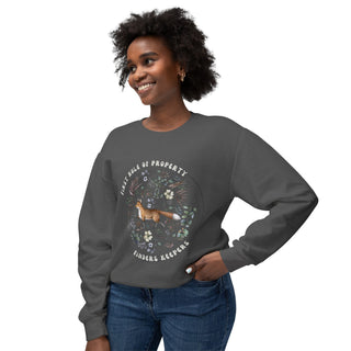 First Rule of Property Unisex Lightweight Crewneck Sweatshirt - *This is not legal advice