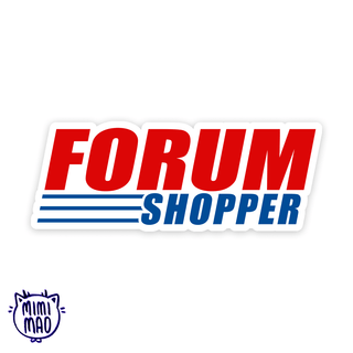 Forum Shopper Costco - Styled Law Sticker - *This is not legal advice